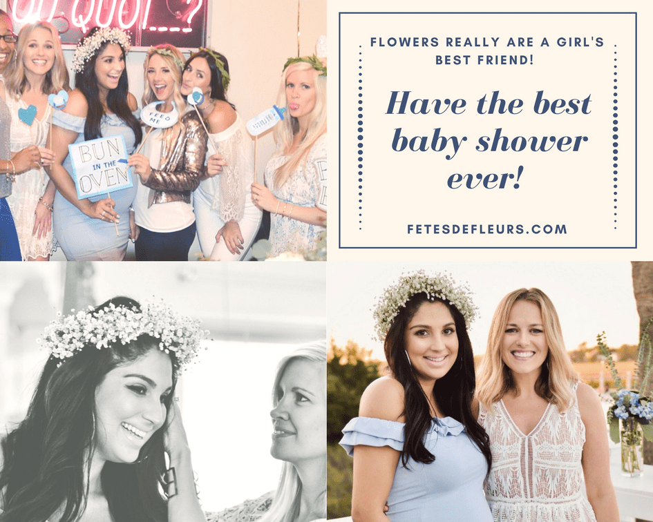 Baby Shower Ideas Flower Crown Party for the Mom to Be